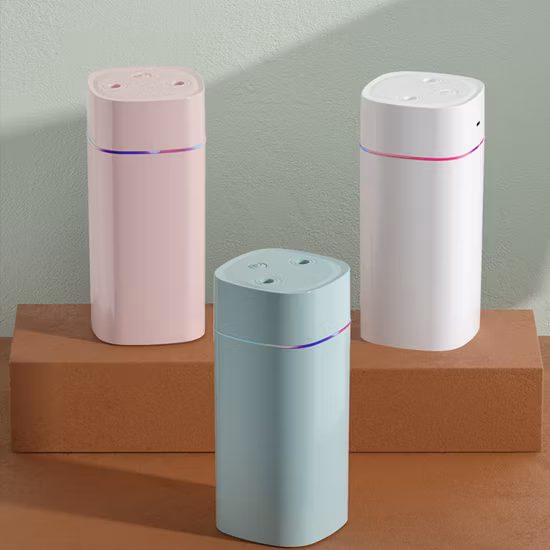Humidificateur d'air aromatique à lumière LED et flamme télécommandée pour la maison et l'hôtel