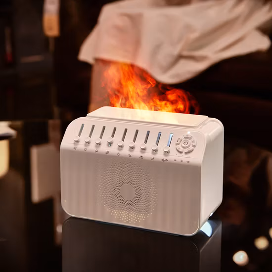Humidificateur de diffuseur d'arôme de feu de flamme USB 3D personnalisé de haute qualité